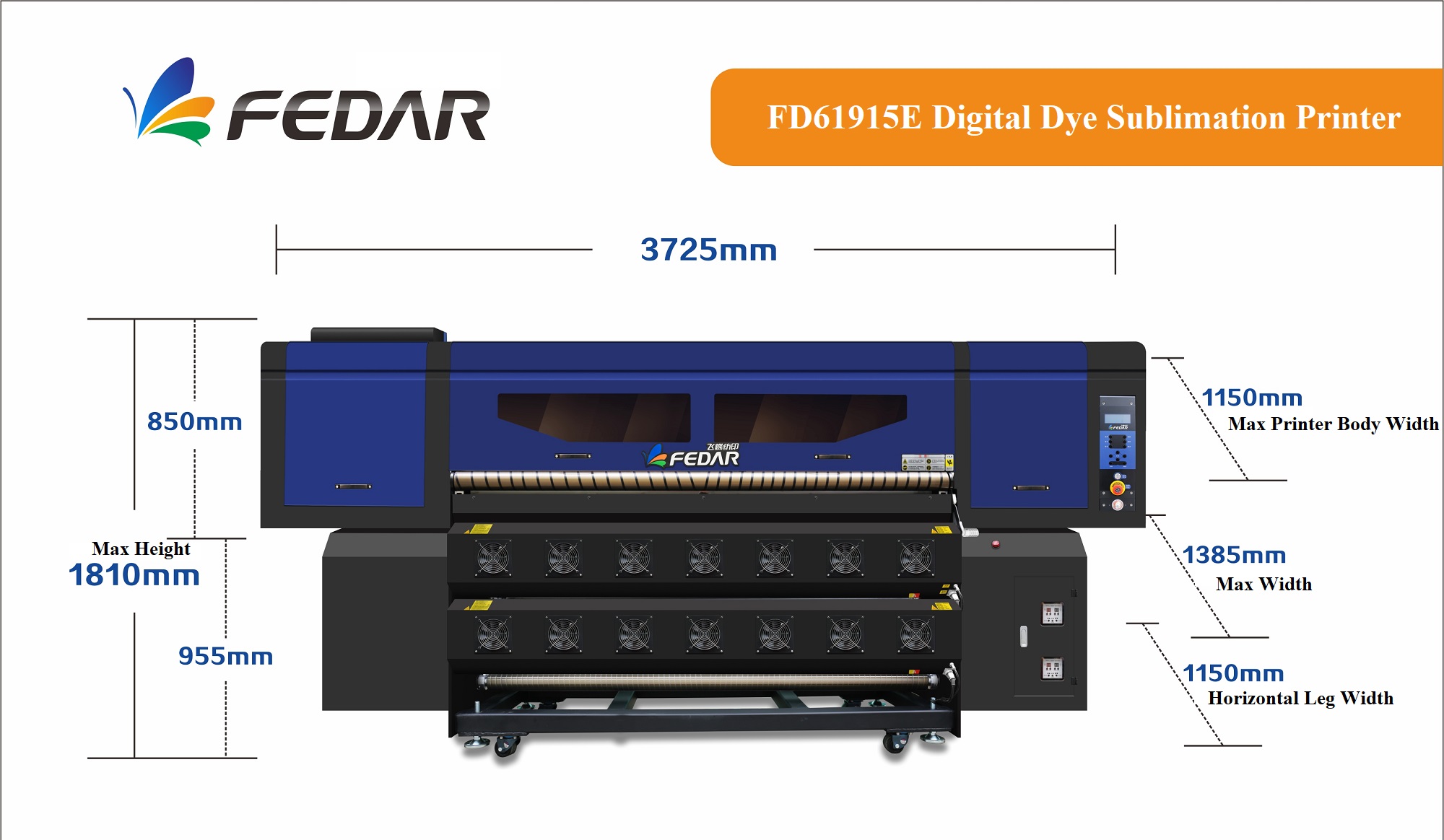 FD61915E digital textile printer