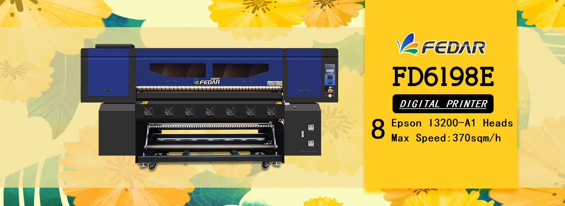 New Updated FD6198E Large Format Sublimation Printer