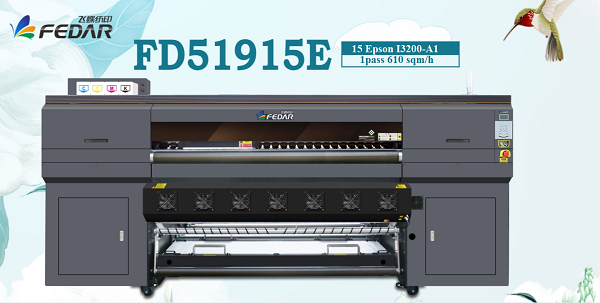 15 Head Fedar FD51915E Digital Textile Printer